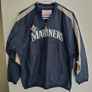 MLB MARINERS KIDS Windbreaker Size L